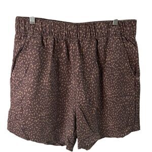 SOCIAL STANDARD by SANCTUARY Womens Camo Pull On Shorts Size Large Brown